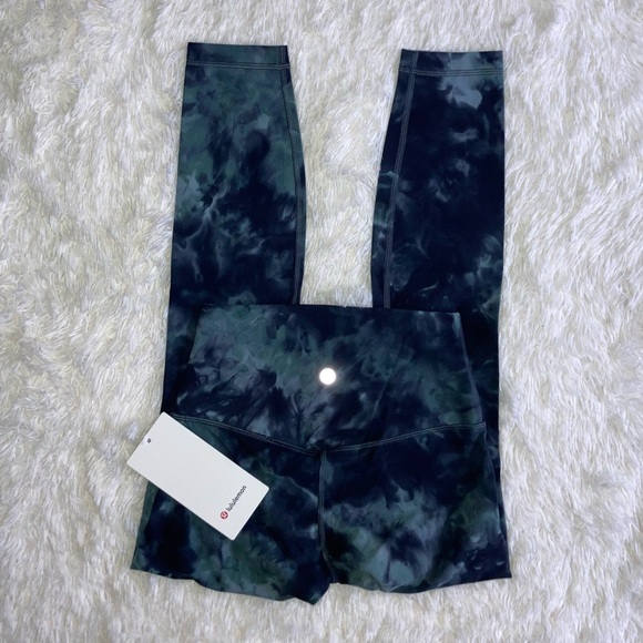 NWT Lululemon Align High Rise Pant 25" Size 4 Diamond Dye Silver Blue DON7 - Picture 5 of 11